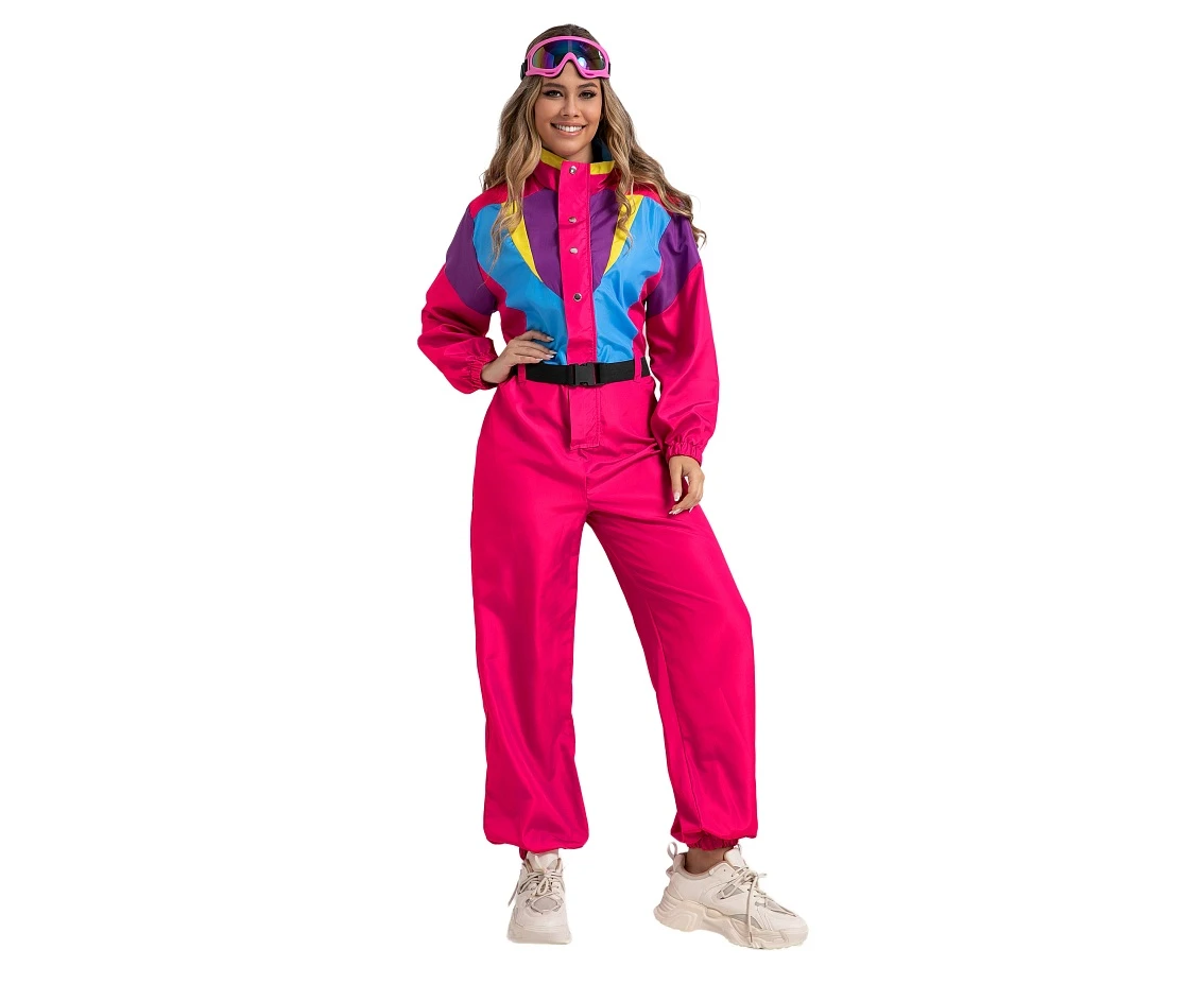 Role play set for women Ski Suit (jumpsuit, ski goggle, belt), size S